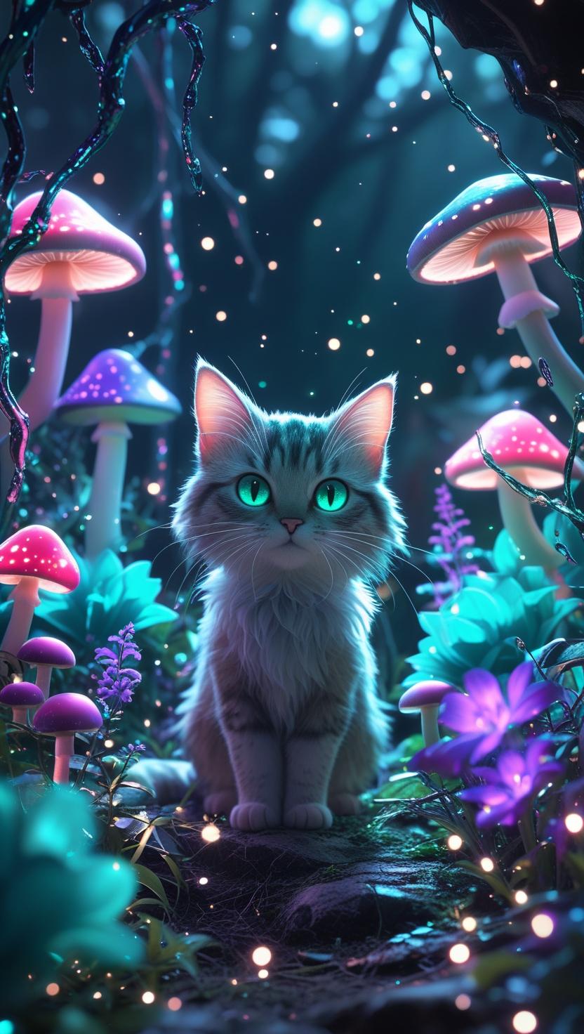 Cute Cat’s Mobile , I Phone HD Wallpaper