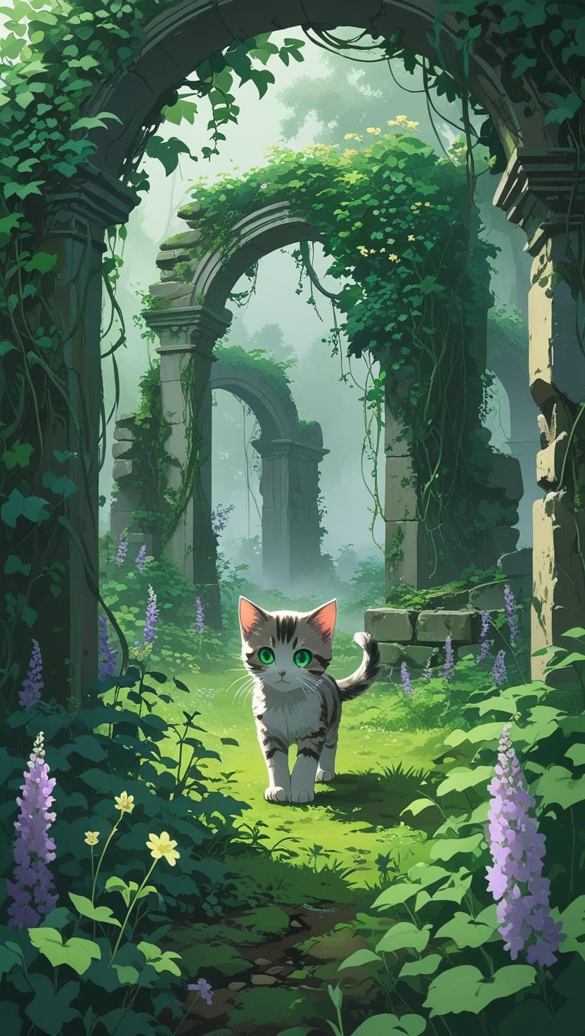 Cute Cat’s Mobile , I Phone HD Wallpaper