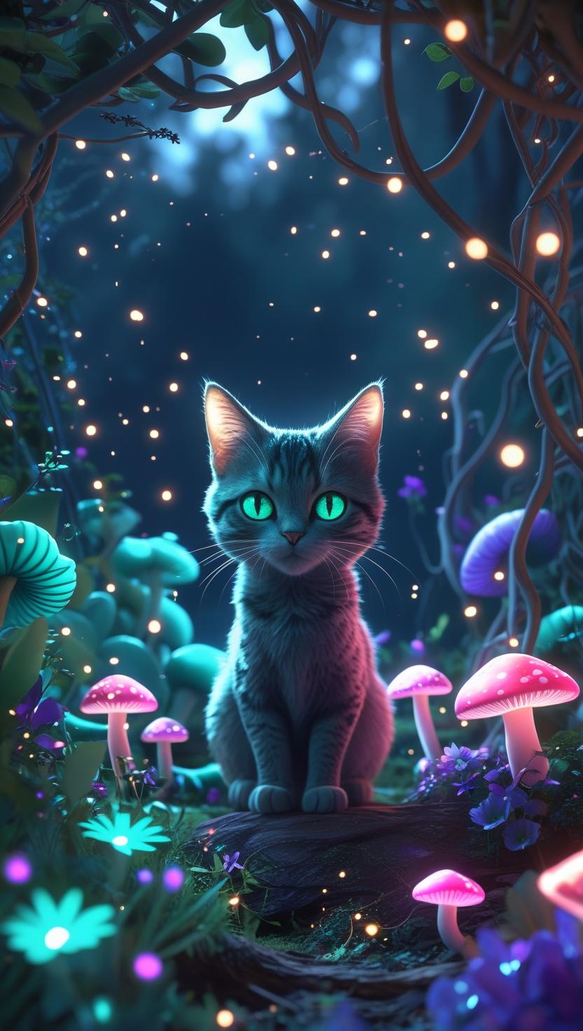 Cute Cat’s Mobile , I Phone HD Wallpaper