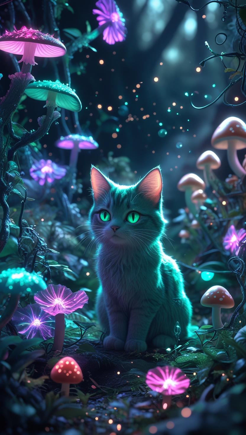 Cute Cat’s Mobile , I Phone HD Wallpaper
