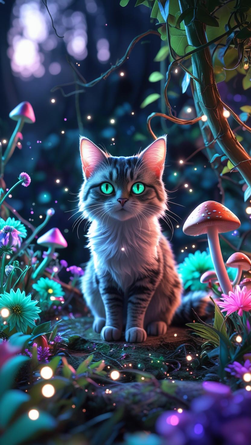 Cute Cat’s Mobile , I Phone HD Wallpaper