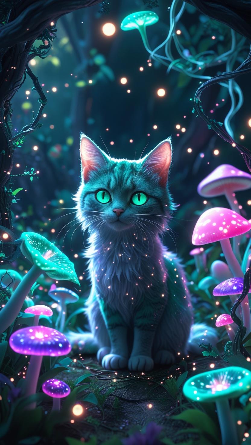 Cute Cat’s Mobile , I Phone HD Wallpaper