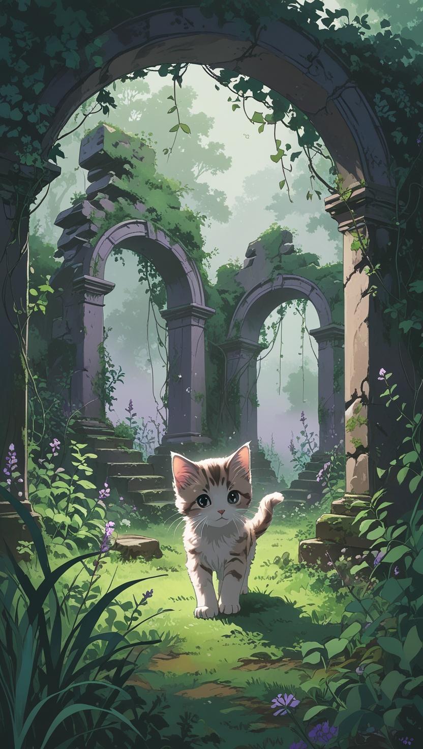 Cute Cat’s Mobile , I Phone HD Wallpaper