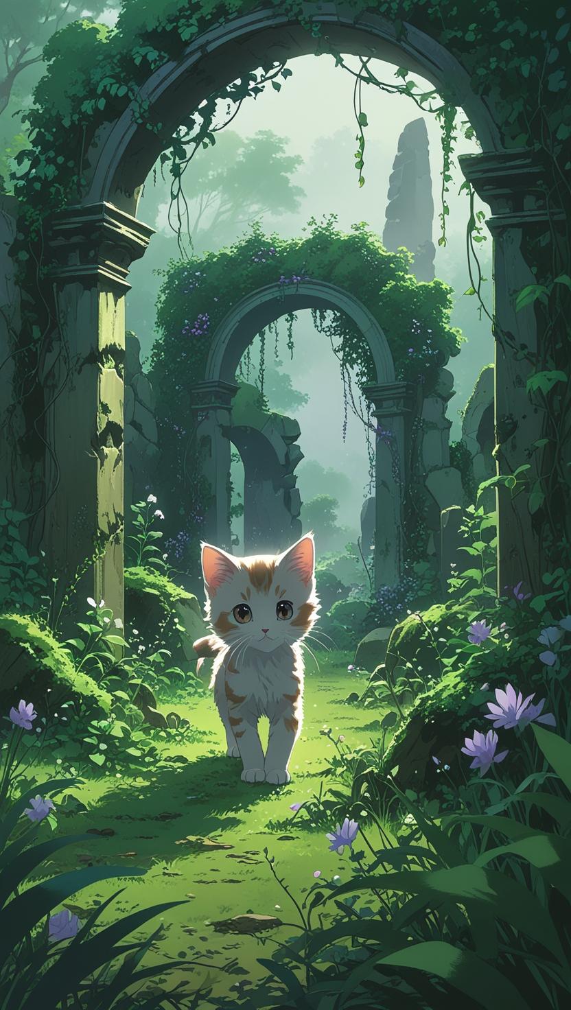 Cute Cat’s Mobile , I Phone HD Wallpaper