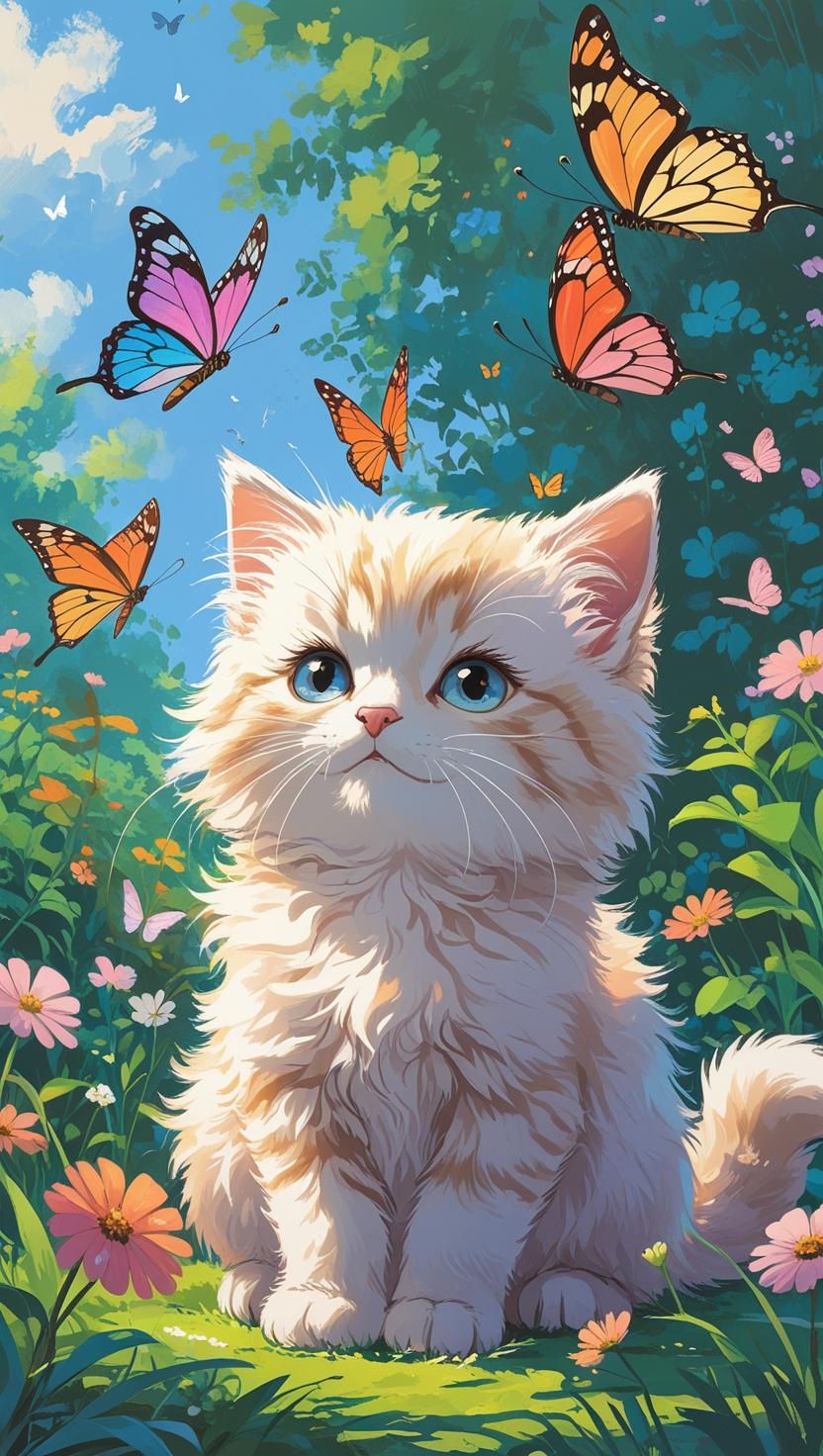 Cute Cat’s Mobile, IPhone HD Wallpaper