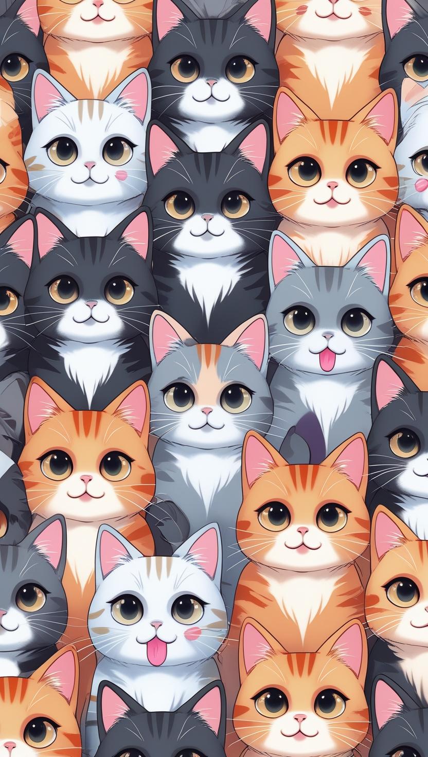Cute Cat’s Mobile, IPhone HD Wallpaper