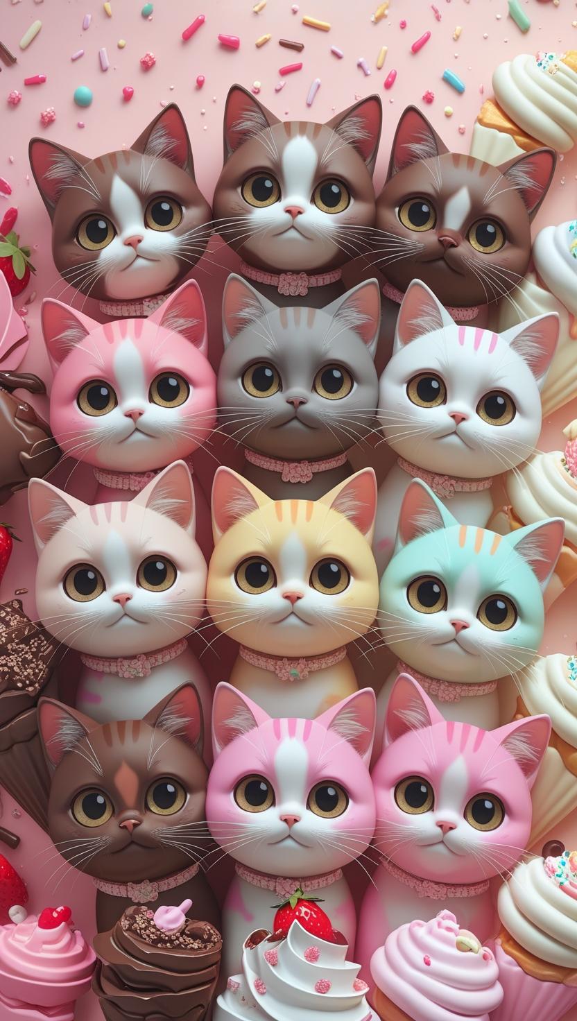 Cute Cat’s Mobile, IPhone HD Wallpaper