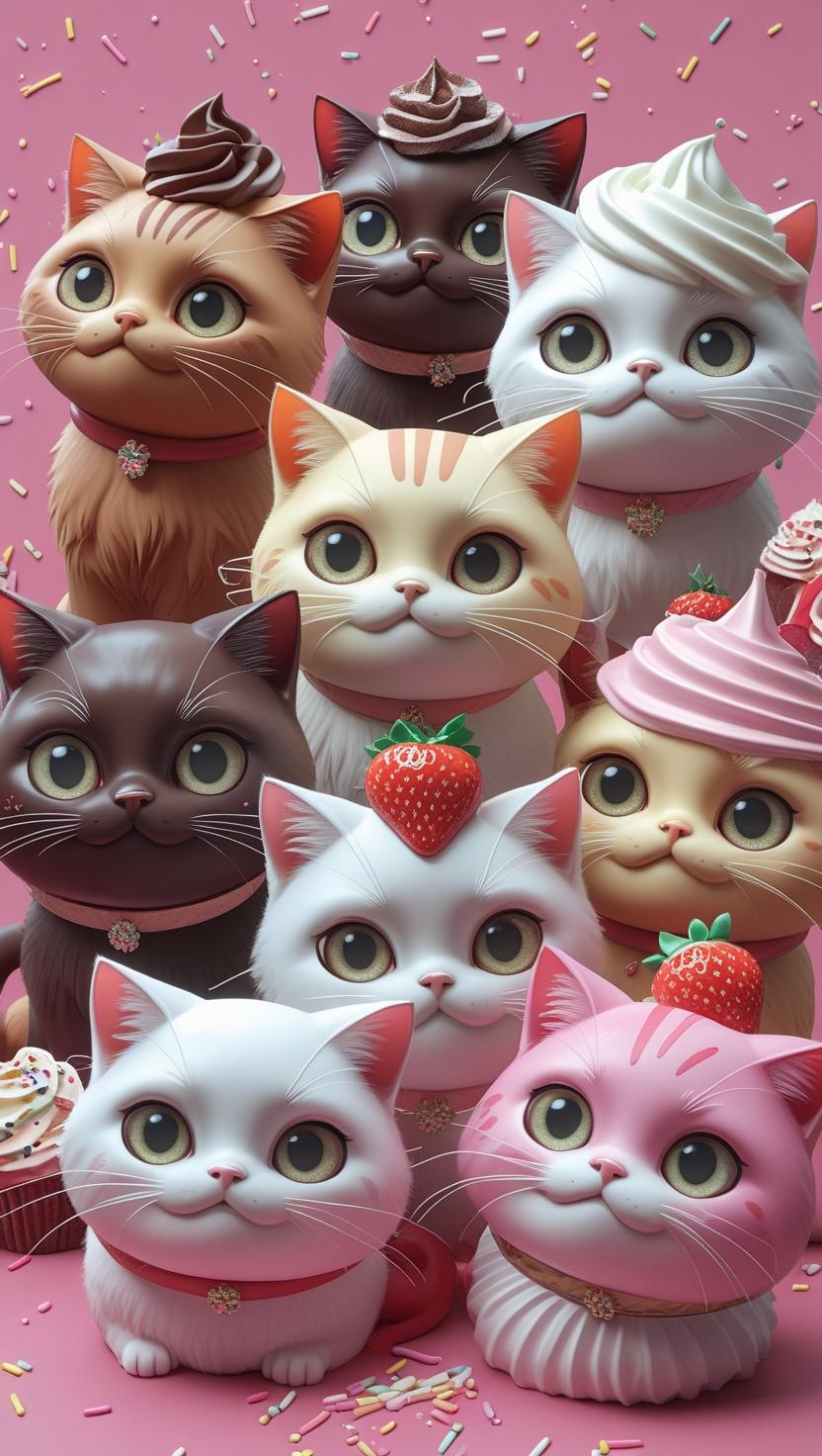 Cute Cat’s Mobile, IPhone HD Wallpaper