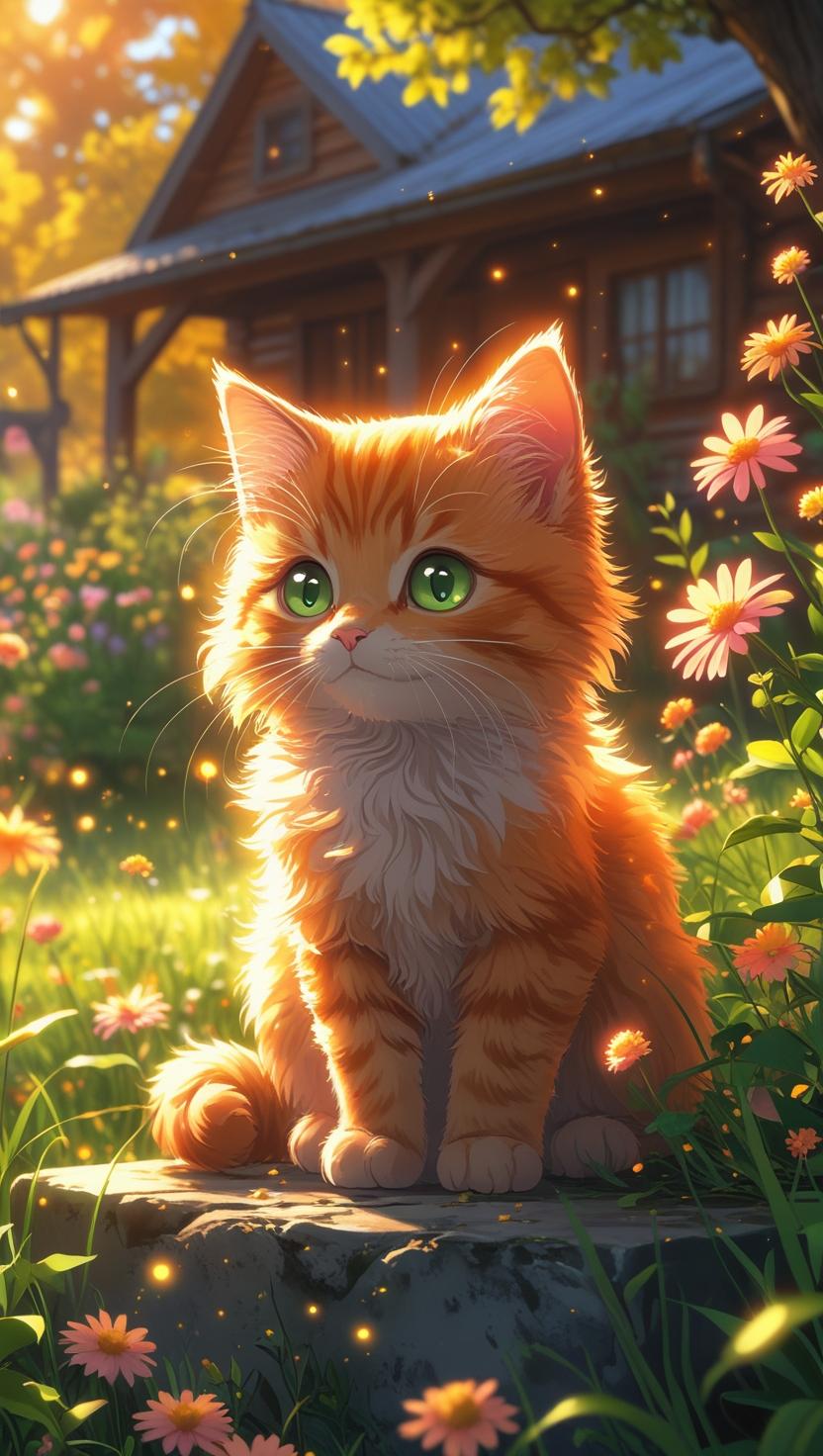 Cute Cat’s Mobile, IPhone HD Wallpaper