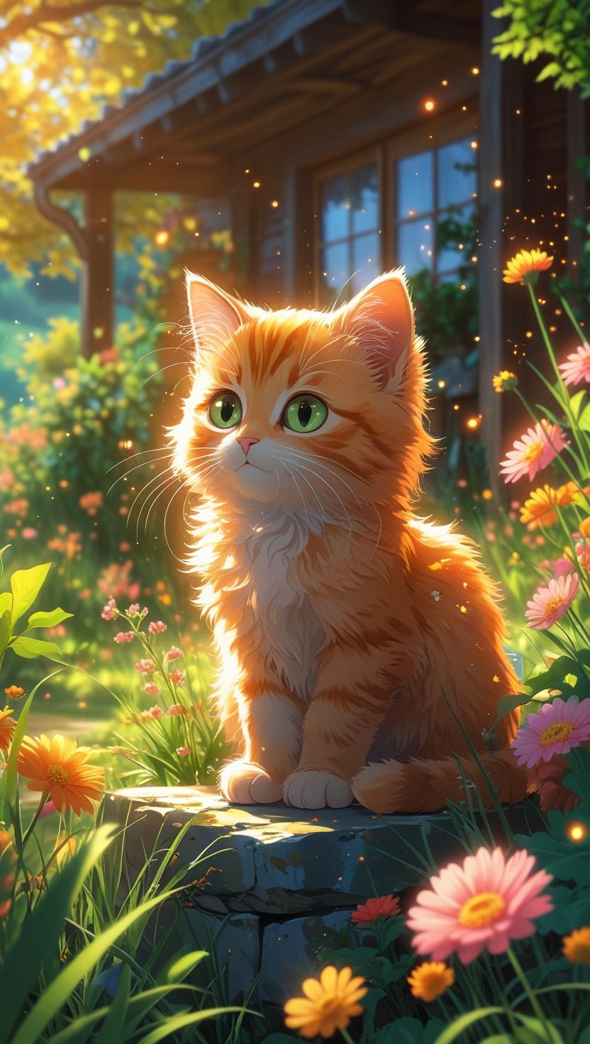 Cute Cat’s Mobile, IPhone HD Wallpaper