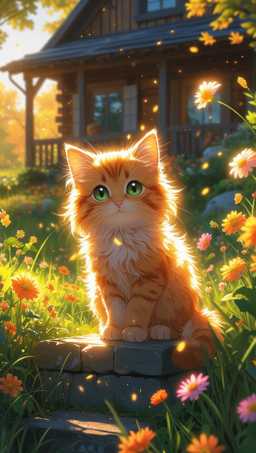 Cute Cat’s Mobile, IPhone HD Wallpaper