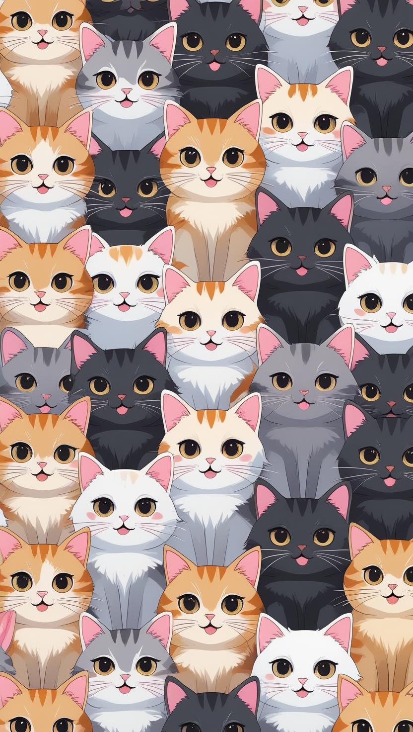 Cute Cat’s Mobile, IPhone HD Wallpaper