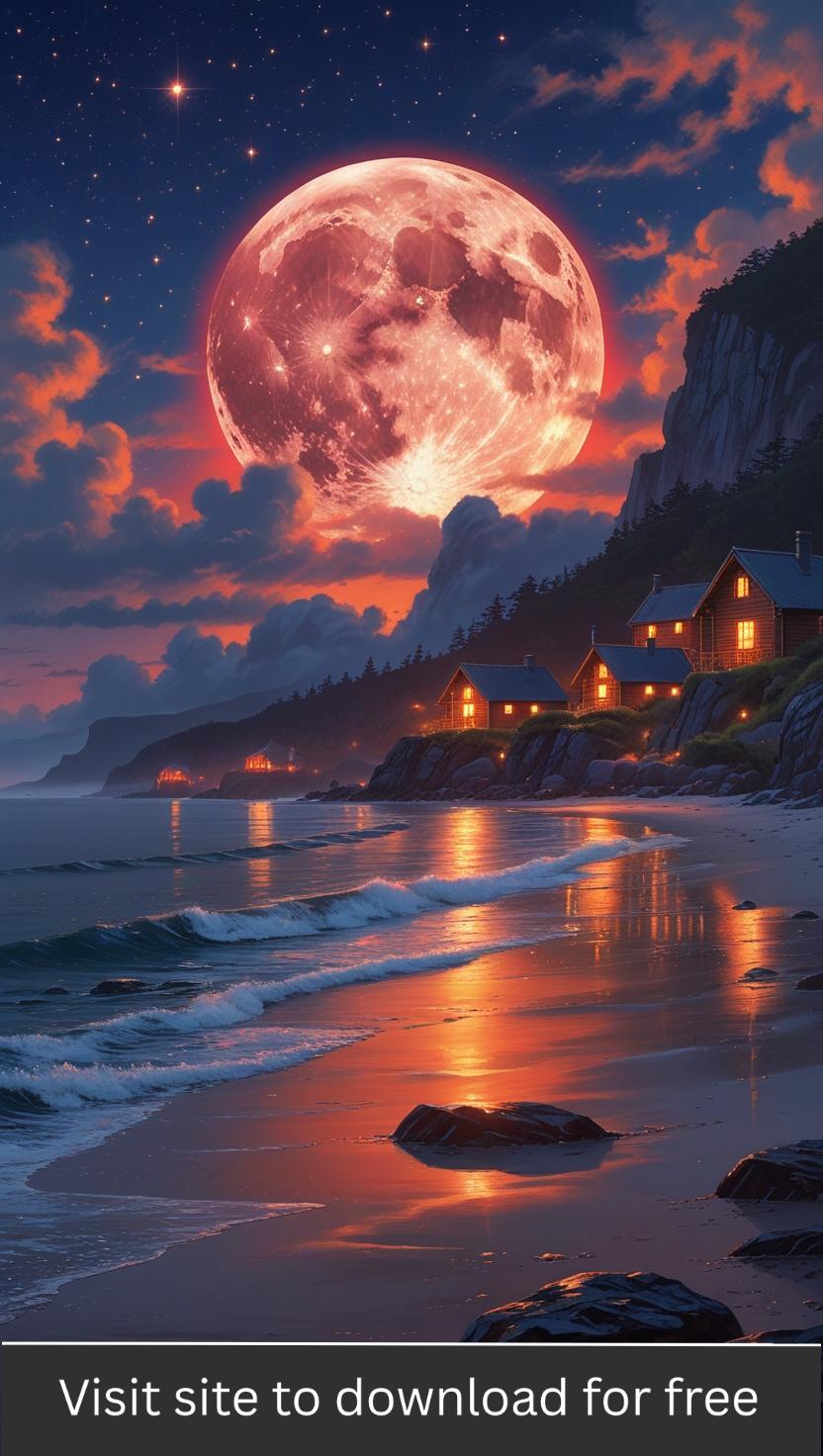 HD Moon Wallpaper for Mobile , Iphone
