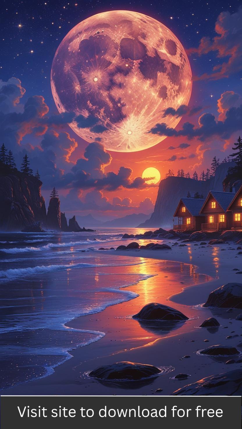 HD Moon Wallpaper for Mobile , Iphone