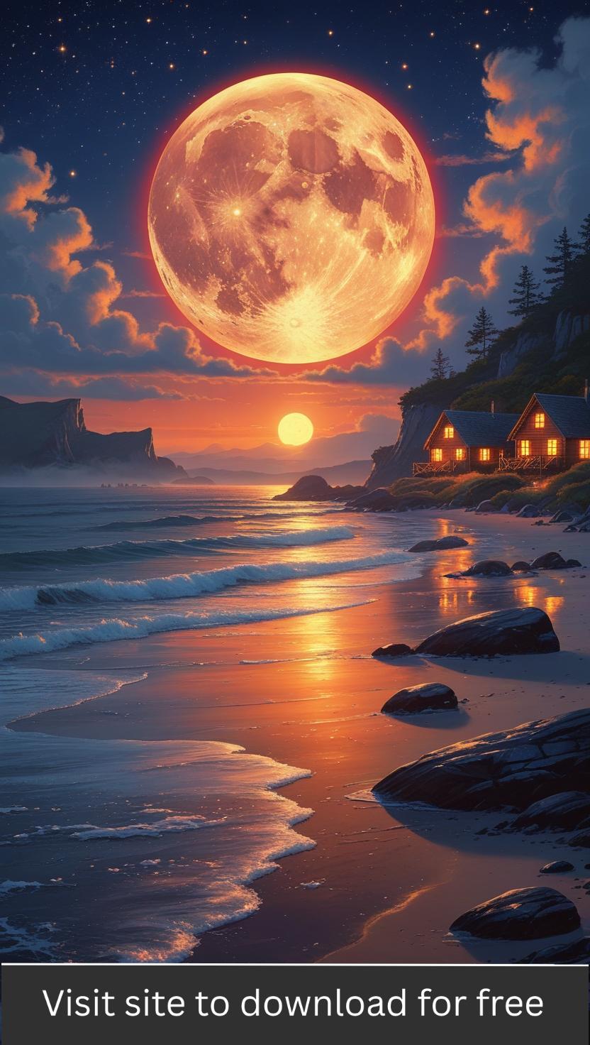 HD Moon Wallpaper for Mobile , Iphone