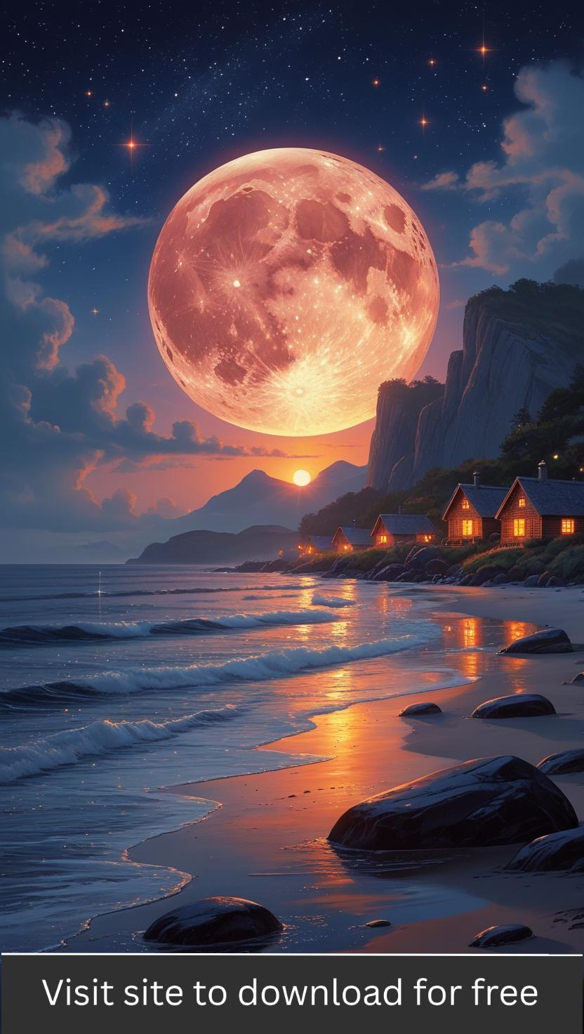 HD Moon Wallpaper for Mobile , Iphone