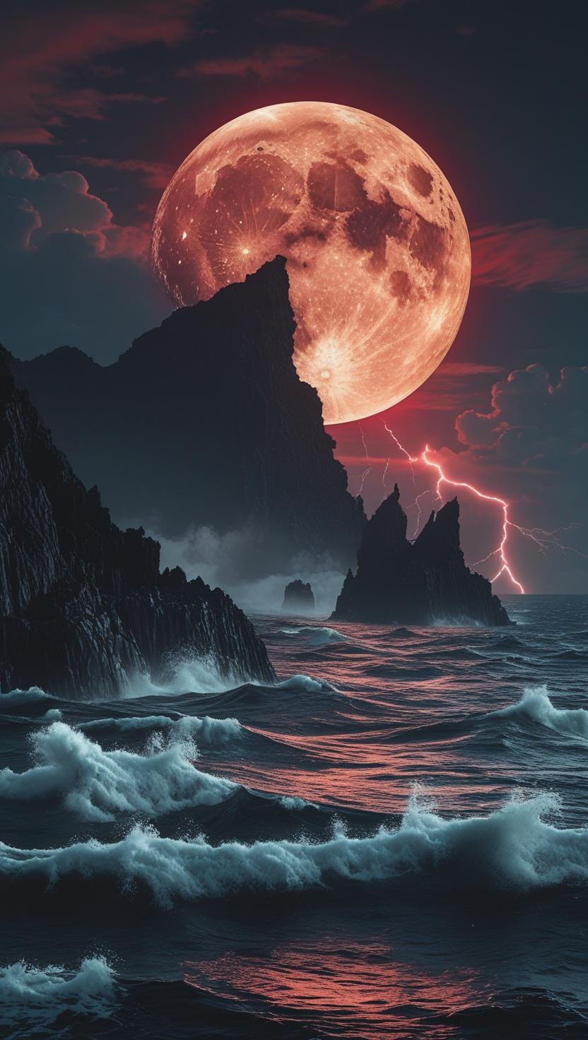 HD Moon Wallpaper for Mobile , Iphone